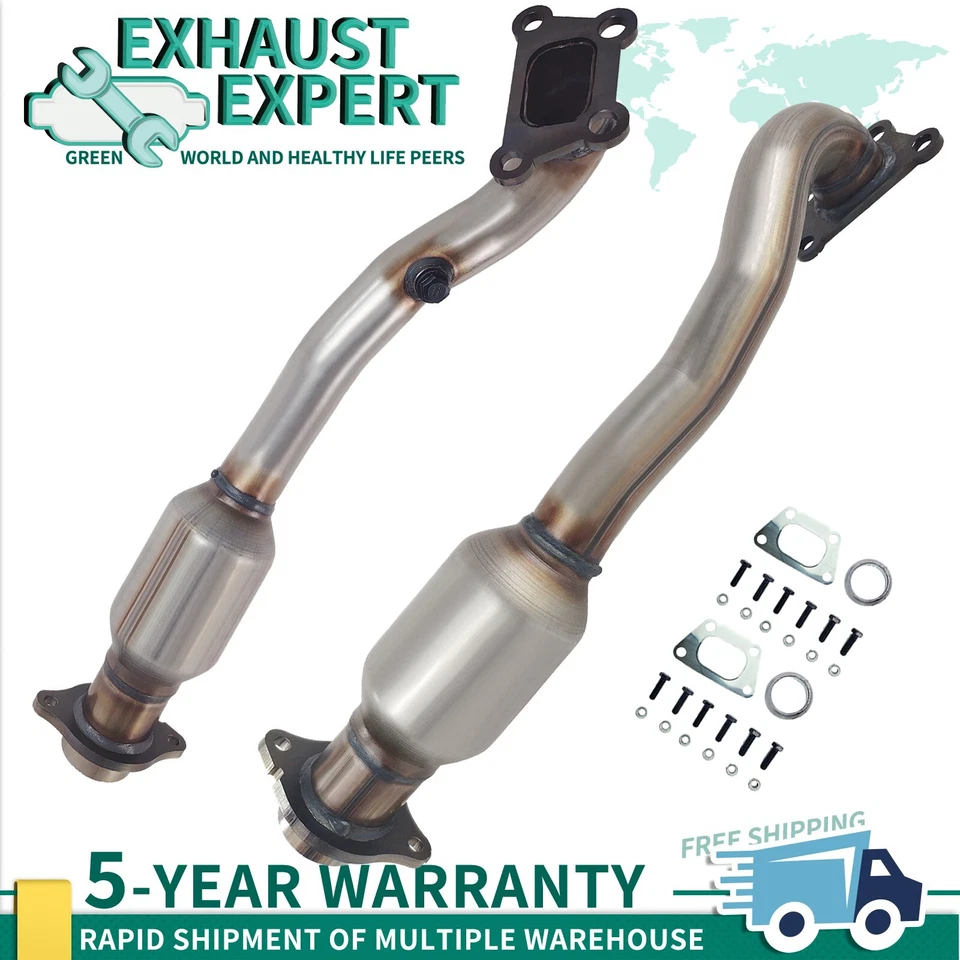 2x Convertidor catalítico para Cadillac CTS 2010-2011 3,0 L Foto 1 de 4