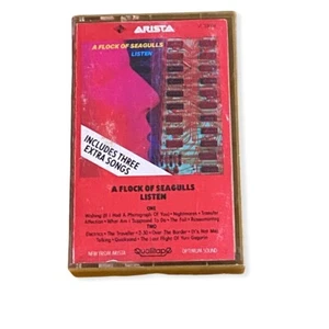 RARE OOP A Flock of Seagulls CASSETTE TAPE Listen 1983 Bonus Tracks - Arista - Picture 1 of 5