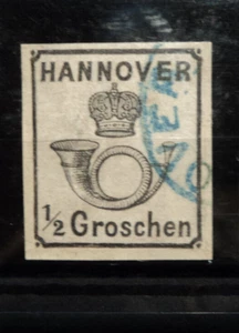 DN AD Hannover  (1860) 17 y gestempelt ....... MW: 250.- - Bild 1 von 1