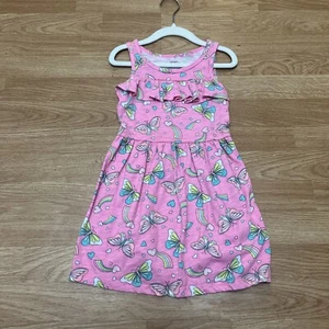 Carter's Neon Schmetterling Kleid Mädchen Kleinkind Größe 4T - Bild 1 von 3