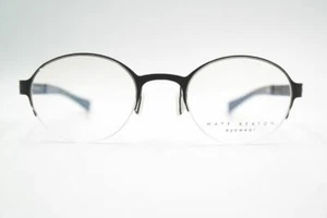 Matt Keaton MK1019 47[]21 135 Schwarz halbrand Brille Brillengestell Neu - Picture 1 of 6
