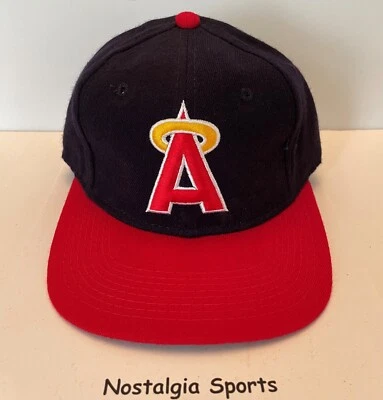 Vintage ANAHEIM ANGELS SPORTS SPECIALTIES Pro HAT Wool NEW Old Stk FITTED 6-3/4 - Image 1 of 4