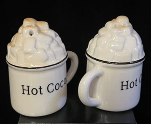 Hot Cocoa Salt & Pepper Shakers by Cracker Barrel - New s - Picture 1 of 4