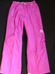 NWT Girls Zero XPosur Snow Pants Size 14 SKI Snowboard Winter Pink Purple NEW