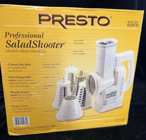 Presto Professional SaladShooter 02970 Food Slicer White New Salad Shooter - Picture 1 of 4