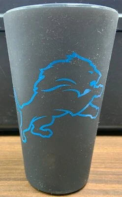 DETROIT LIONS SMOKE 16 盎司硅胶薄荷玻璃全新 WINCRAFT 🦁 — 第 1/2 张图片