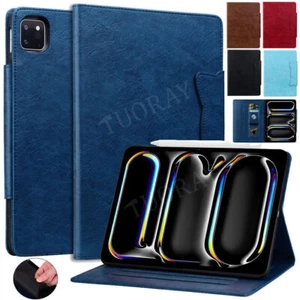 For iPad 11th 10th 9th 8 7th 6th 5th Gen Air Pro Leather Smart Stand Case Cover - Picture 1 of 91
