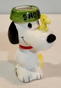 Vintage Snoopy & Woodstock 1966 Planter Vase Holder Snoopy Come Home SCHULZ 4.5" - Picture 1 of 9