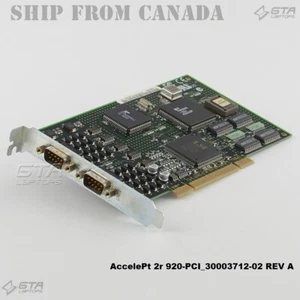 Digi Accelept 2r 920-PCI Dual Serial Port Adapter Card 30003712-02 Rev A - Imagen 1 de 6