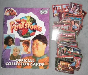 The Flintstones Topps Sammelkarten Album 98 Bilder Cards + Sticker TC Feuerstein - Bild 1 von 6