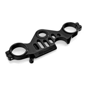 Paraxit Schwarz Alu Obere Lenkplatte mit Schlüsselschloss Yamaha R1 2020-2024 - Bild 1 von 5