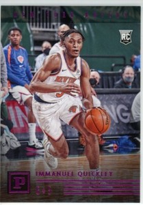 2020-21 Chronicles Immanuel Quickley RC Pink Parallel #108