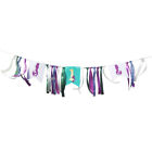  Highchair Banner for 1st Birthday Party Mermaid Theme First Baby Girl Happy