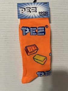 PEZ Candy Brand Unisex Novelty Socks. Colorful And Fun. Crew Length - Picture 1 of 2
