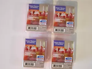 Better homes and Gardens Scented Wax Melts - Lot of 4 -  Strawberry Mimosa - Picture 1 of 2