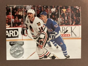 Michel Goulet 1991-92 Pro Set Platinum Collectibles #PC15 Chicago Blackhawks - Picture 1 of 2