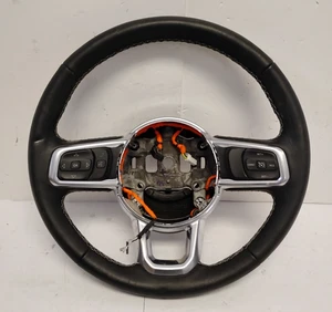 Volante de cuero negro térmico OEM con controles para Jeep Wrangler 2022-2024 - Imagen 1 de 8