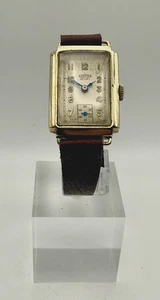 Vintage 1940s Gold Filled Roamer Sport Tank 22mm Art Deco 15 Jewels Cal. MST 322 - Picture 1 of 7