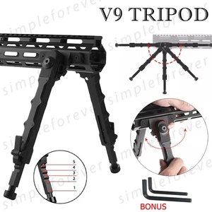 Bipod Rifle Bipod tripod Bracket Divided Tactical for M-LOK Tactical Metal V9 AU - Picture 1 of 12