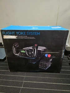 Logitech Flight Yoke Throttle System - Black - Bild 1 von 4