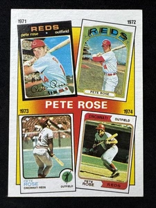 ⭐🦄 1986 Topps #4 Pete Rose - Cincinnati Reds All-Time Hits King 🆓📦 - Imagen 1 de 2