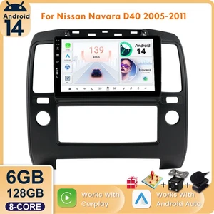 9" Android 14 Stereo Radio GPS WiFi For Nissan Navara D40 2005-11 4GB+64GB DAB  - Bild 1 von 19