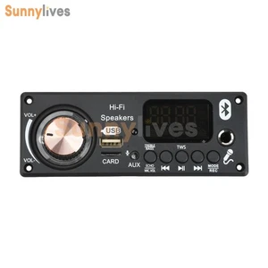 DC12V Lettore MP3 Amplificatore Bluetooth MP3 Decoder Scheda Auto Lettore Musicale Radio FM - Foto 1 di 26