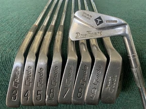 RARE VINTAGE GOUDIE DAVE THOMAS IRON SET - RH, 2-PW, Made In Scotland, Forged SS - Picture 1 of 18