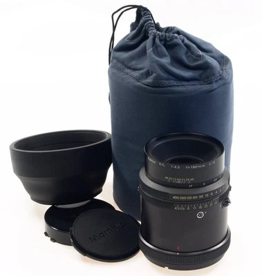 LENTE CÁMARA MAMIYA K/L 1:4.5 f=180mm L-A RZ TAPA 4.5/180 Foto 1 de 4