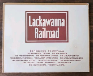 Lackawanna Railroad 1988 Hobbyline Graphics 16"X 20" Poster - Picture 1 of 4