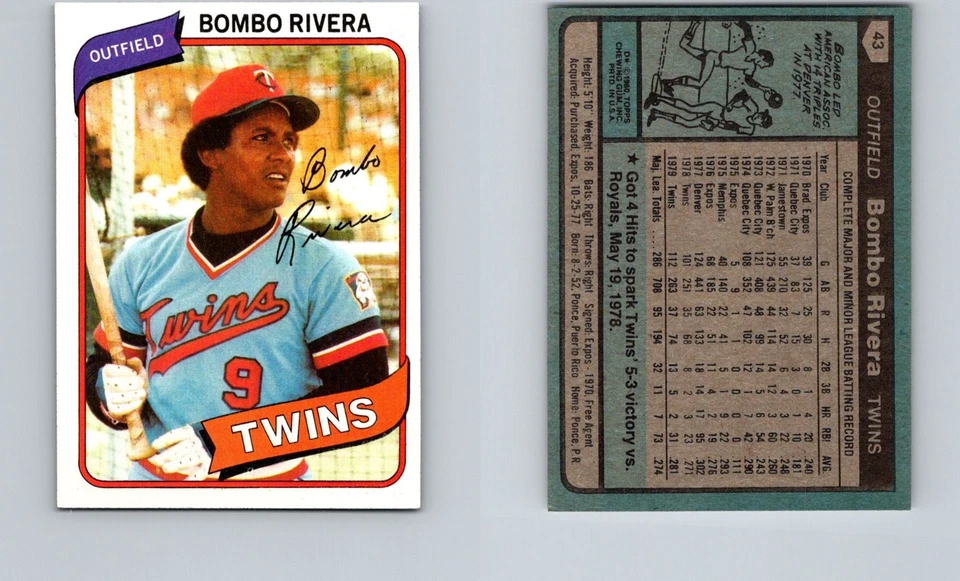 1980 Topps - Mickey Rivers #485 - Image 1 of 1