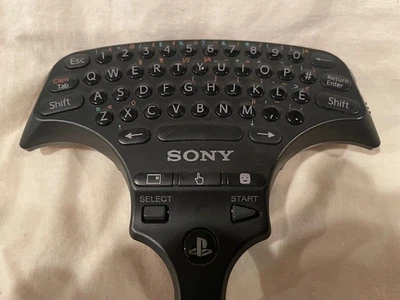 Controlador teclado teclado teclado teclado inalámbrico Sony PlayStation 3 PS3 CECHZK1UC - sin probar Foto 1 de 2