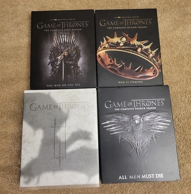 Game of Thrones Seasons 1-4 Blu-ray Set with Slipcovers - Image 1 of 4