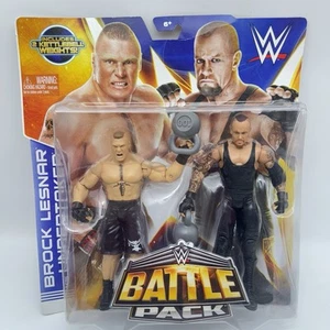WWE Brock Lesner Vs Undertaker Battle Pack Kettlebell 2014 Mattel Wrestling - Bild 1 von 14