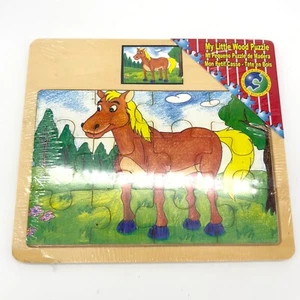 Leap Year Publishing Wood Puzzle Horse My Little Puzzle Madera - Picture 1 of 2