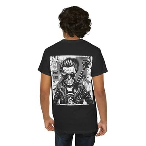 Maglietta unisex in cotone pesante unisex It Was't a phase punk rocker - Foto 1 di 7