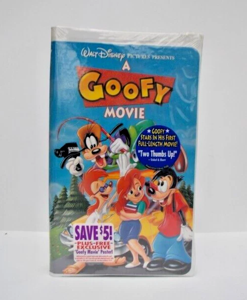 Walt Disney Pictures A Goofy Movie 1st Full Length Factory Sealed VHS Tape 1995 — 第 1/4 张图片