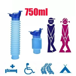 Portable Urinal Pee Bottle Travel Camping Car Toilet Emergency Kit - Picture 1 of 8