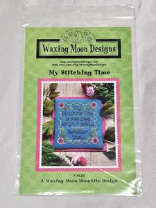 Waxing Moon Designs My Stitching Time Counted Cross Stitch Pattern Chart - Picture 1 of 3