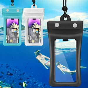 Waterproof Phone Pouch Underwater Case Cover Dry Bag For Samsung Cell Phone - Picture 1 of 191