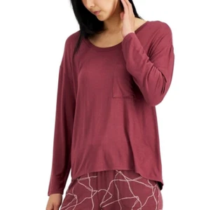 Camiseta Top Pijama Para Mujer Manga Larga Cuello Redondo, Jengibre Salvaje, XXL - Imagen 1 de 1