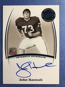 CARTOLINA CALCIO FIRMATA JOHN HANNAH 2007 PRESS PASS LEGENDS CERTIFICATA AUTOGRAFO - Foto 1 di 5