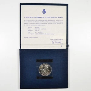 ITALIA REPUBBLICA 500 lire MICHELANGELO BUONARROTI - argento silver - Picture 1 of 3