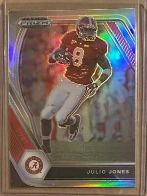 Julio Jones 2021 Prizm Draft Picks #55 Silver Prizm - Image 1 of 2