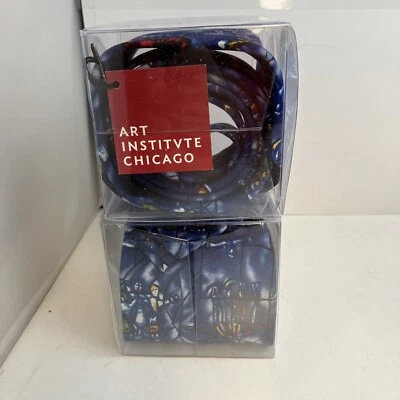 Corbata de cuello Marc Chagall 1995 vidrieras el instituto de arte de Chicago Foto 1 de 2