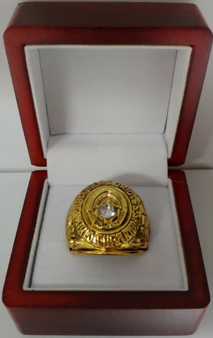 Baltimore Orioles - 1970 World Series Ring With Wooden Display Box Cover