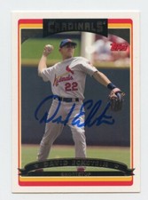 2006 Topps David Eckstein Auto Signed IP St. Louis Cardinals