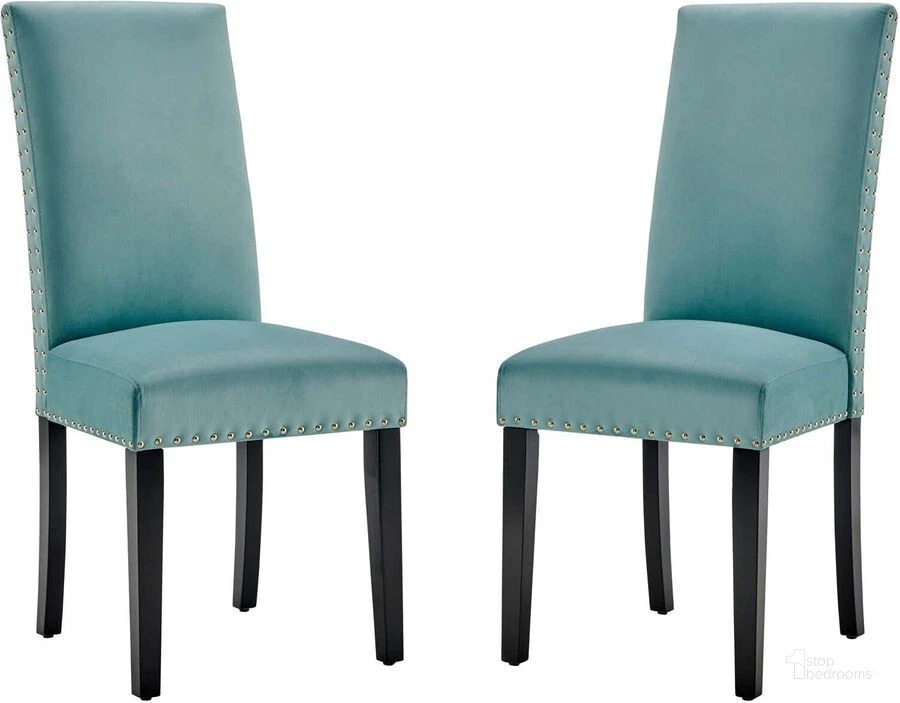 Parcel Performance Velvet Dinning Side Chairs - Image 1 of 3