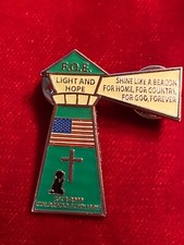 Eagles FOE Colorado 2012-13 Light Hope Shine Like A Beacon Tie Lapel Pin 1.5"