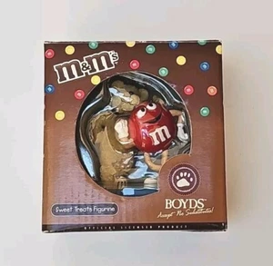 Boyds Sweet Treats Figurine M & M's - Ace With Red Style 919032 Rare w/ Box - Picture 1 of 7
